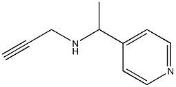 prop-2-yn-1-yl[1-(pyridin-4-yl)ethyl]amine Struktur