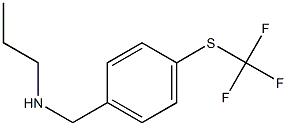  propyl({4-[(trifluoromethyl)sulfanyl]phenyl}methyl)amine