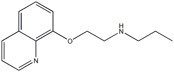 propyl[2-(quinolin-8-yloxy)ethyl]amine 结构式