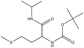 tert-butyl 1-[(isopropylamino)carbonyl]-3-(methylthio)propylcarbamate,,结构式
