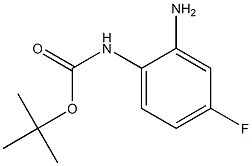 tert-butyl 2-amino-4-fluorophenylcarbamate Struktur