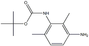 tert-butyl 3-amino-2,6-dimethylphenylcarbamate Structure