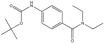 tert-butyl 4-[(diethylamino)carbonyl]phenylcarbamate