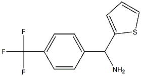 thiophen-2-yl[4-(trifluoromethyl)phenyl]methanamine Structure