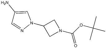4-Amino-1-(1-Boc-azetidin-3-yl)-1H-pyrazole 结构式