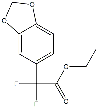 Ethyl Benzo[1,3]dioxol-5-yl-difluoroacetate Struktur