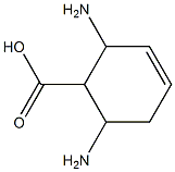 3-Cyclohexene-1-carboxylic  acid,  2,6-diamino-