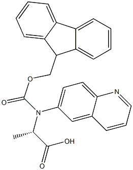 Fmoc-L-6-quinolylalanine Structure