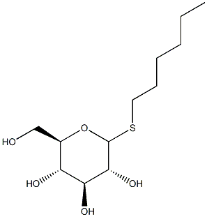 Hexyl -D-Thioglucopyranoside 结构式