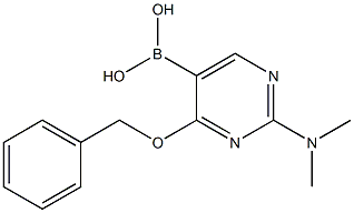 4-Benzyloxy-2-(N,N-dimethylamino)pyrimidine-5-boronic acid