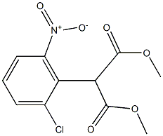 Dimethyl  (2-Chloro-6-nitrophenyl)malonate 结构式