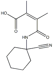 3-(1-Cyano-cyclohexylcarbamoyl)-2,3-dimethyl-acrylic acid
