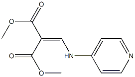 2-(Pyridin-4-ylaminomethylene)-malonic acid dimethyl ester Structure