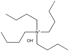 TETRABUTYLAMMONIUM HYDROXIDE extrapure AR 化学構造式