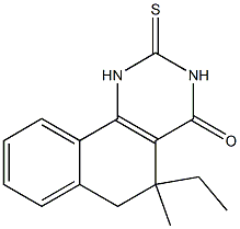 5-ethyl-5-methyl-2-thioxo-2,3,5,6-tetrahydrobenzo[h]quinazolin-4(1H)-one