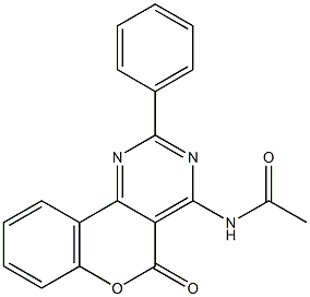 N-(5-oxo-2-phenyl-5H-chromeno[4,3-d]pyrimidin-4-yl)acetamide