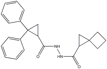 2,2-diphenyl-N'-(spiro[2.3]hex-1-ylcarbonyl)cyclopropanecarbohydrazide