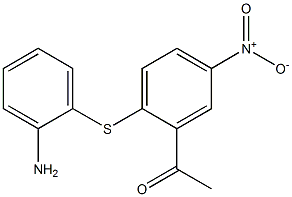 1-{2-[(2-aminophenyl)sulfanyl]-5-nitrophenyl}ethanone