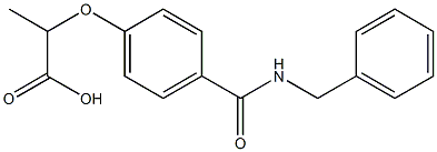 2-{4-[(benzylamino)carbonyl]phenoxy}propanoic acid