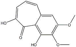 4,6-dihydroxy-2,3-dimethoxy-5H-benzo[a]cyclohepten-5-one Structure