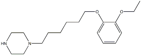 1-[6-(2-ethoxyphenoxy)hexyl]piperazine Structure