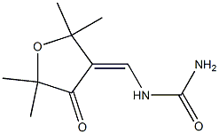 N-[(2,2,5,5-tetramethyl-4-oxodihydro-3(2H)-furanylidene)methyl]urea Structure