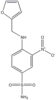  4-[(2-furylmethyl)amino]-3-nitrobenzenesulfonamide