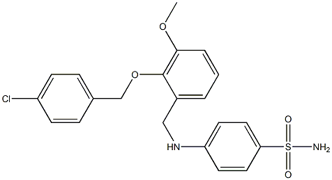 4-({2-[(4-chlorobenzyl)oxy]-3-methoxybenzyl}amino)benzenesulfonamide