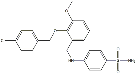  4-({2-[(4-chlorobenzyl)oxy]-3-methoxybenzyl}amino)benzenesulfonamide