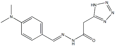 N'-[4-(dimethylamino)benzylidene]-2-(1H-tetraazol-5-yl)acetohydrazide