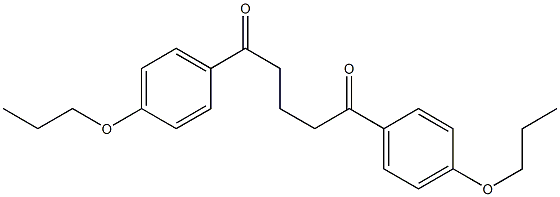 1,5-bis(4-propoxyphenyl)-1,5-pentanedione Structure