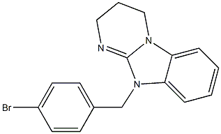  10-[(4-bromophenyl)methyl]-2,3,4,10-tetrahydropyrimido[1,2-a]benzimidazole