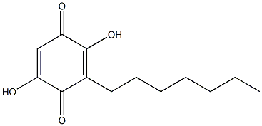 2,5-Dihydroxy-3-heptyl-bezoquinone