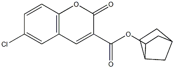 bicyclo[2.2.1]hept-2-yl 6-chloro-2-oxo-2H-chromene-3-carboxylate|