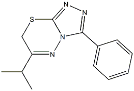 6-isopropyl-3-phenyl-7H-[1,2,4]triazolo[3,4-b][1,3,4]thiadiazine
