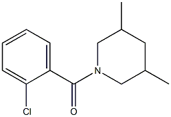 1-(2-chlorobenzoyl)-3,5-dimethylpiperidine