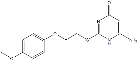 6-amino-2-{[2-(4-methoxyphenoxy)ethyl]sulfanyl}pyrimidin-4(1H)-one