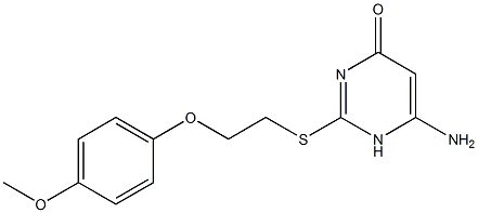 6-amino-2-{[2-(4-methoxyphenoxy)ethyl]sulfanyl}pyrimidin-4(1H)-one|