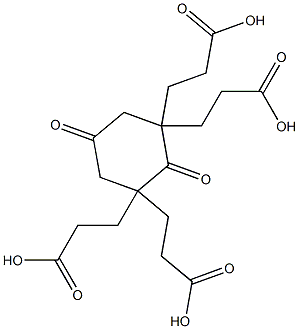 3-[1,3,3-tris(2-carboxyethyl)-2,5-dioxocyclohexyl]propanoic acid