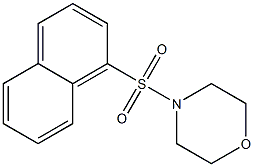 4-(1-naphthylsulfonyl)morpholine Structure