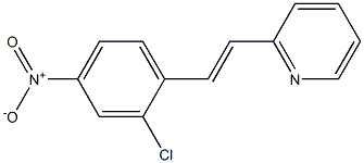 2-(2-{2-chloro-4-nitrophenyl}vinyl)pyridine