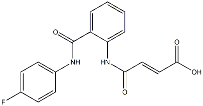 4-{2-[(4-fluoroanilino)carbonyl]anilino}-4-oxo-2-butenoic acid