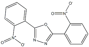 2,5-bis{2-nitrophenyl}-1,3,4-oxadiazole 结构式