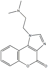 1-[2-(dimethylamino)ethyl]chromeno[3,4-d]imidazol-4(1H)-one,,结构式
