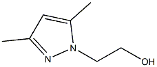 2-(3,5-dimethyl-1H-pyrazol-1-yl)ethanol 结构式