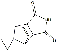 spiro[4-azatricyclo[5.2.1.0~2,6~]dec[8]ene-10,1'-cyclopropane]-3,5-dione 化学構造式