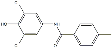 N-(3,5-dichloro-4-hydroxyphenyl)-4-methylbenzamide Structure