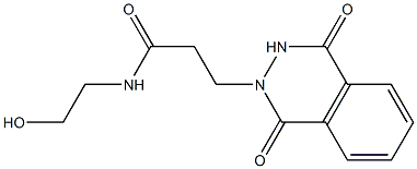  3-(1,4-dioxo-3,4-dihydro-2(1H)-phthalazinyl)-N-(2-hydroxyethyl)propanamide