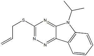 3-(allylsulfanyl)-5-isopropyl-5H-[1,2,4]triazino[5,6-b]indole