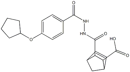 3-({2-[4-(cyclopentyloxy)benzoyl]hydrazino}carbonyl)bicyclo[2.2.1]hept-5-ene-2-carboxylic acid